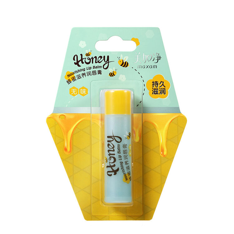 美加净(maxam) 美加净蜂蜜滋养润唇膏(无味)滋润 保湿 4g