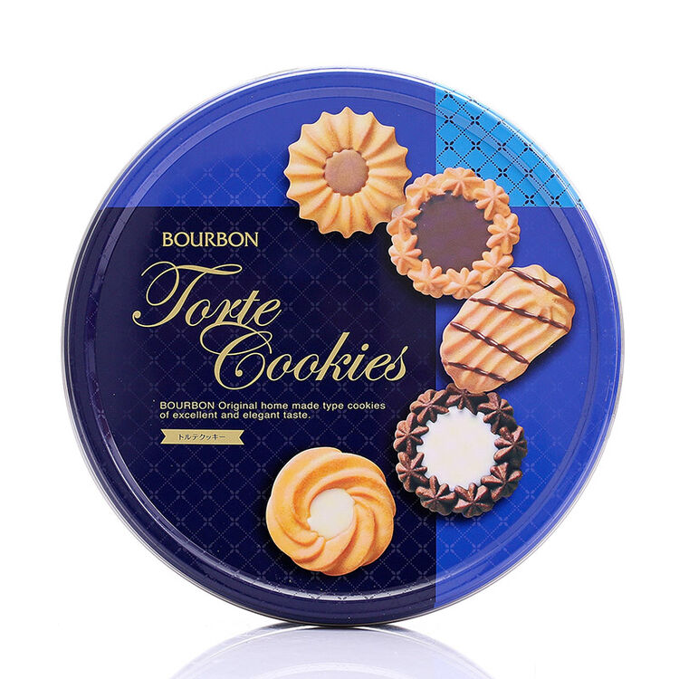 【中粮我买网】 bourbon波路梦什锦曲奇饼干310.8g(日本进口 盒)【图