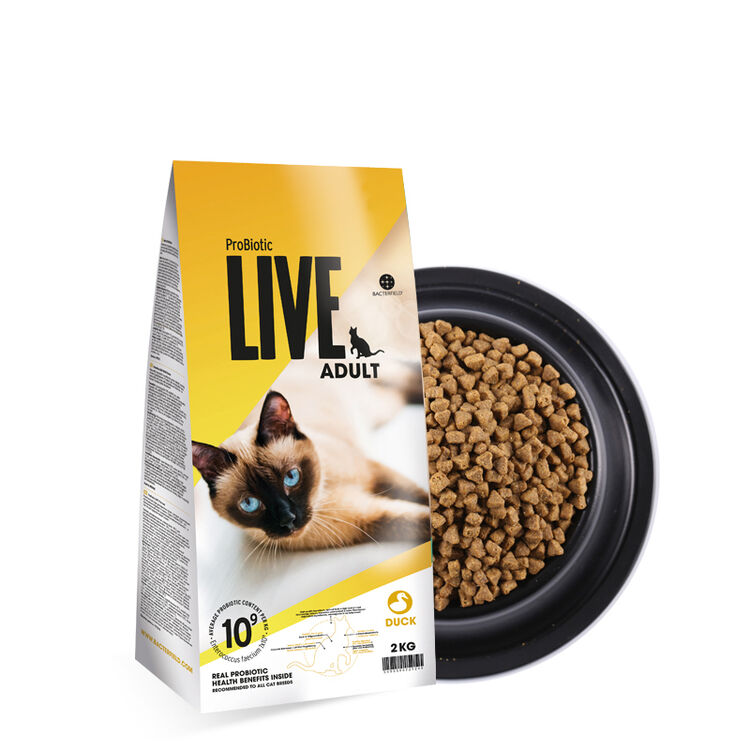 德国进口 bacterfield probiotic live 成猫猫粮 活性益生菌 鸭肉成