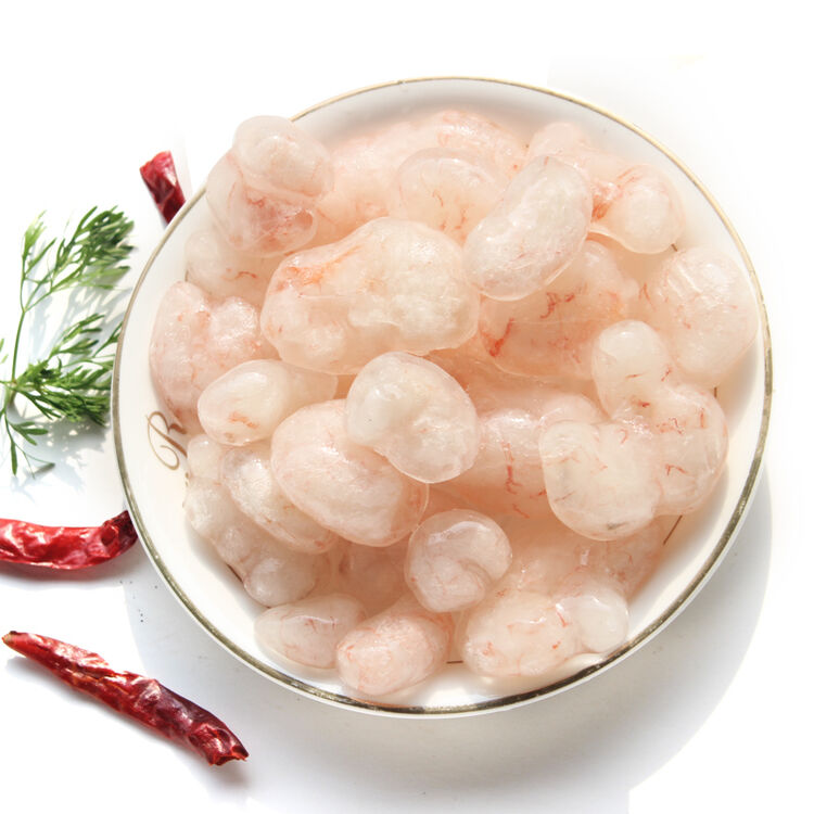 苏北河 东海红虾仁 速冻去皮大虾仁 海鲜水产 约500g/盒 盒装