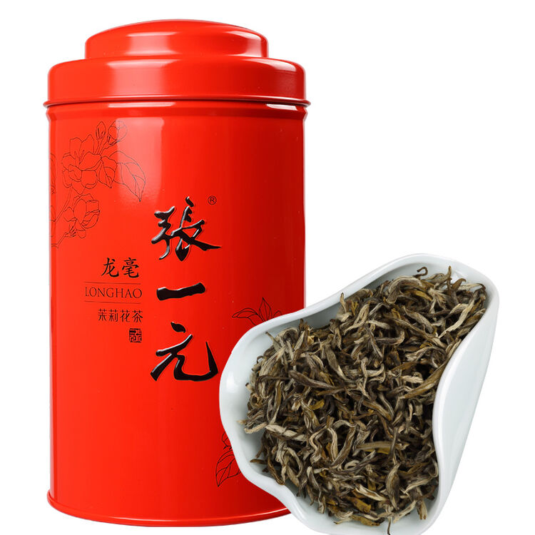 张一元 茉莉花茶 红桶茉莉龙毫100g