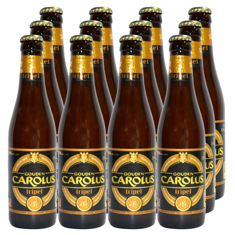 比利时进口啤酒金卡露三料啤酒330ml*12瓶