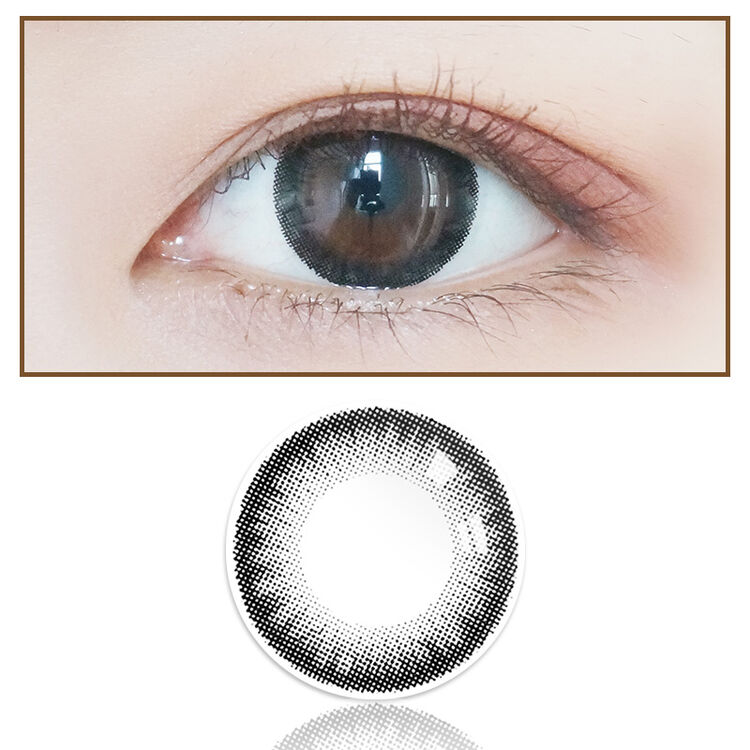 卡乐芙巧克力黑色美瞳大小直径年抛混血男女彩色隐形眼镜 jl 巧克力1