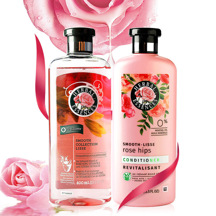 美国进口伊卡璐clairol无硅油洗发水&护发素玫瑰香氛(洗发水套装护发