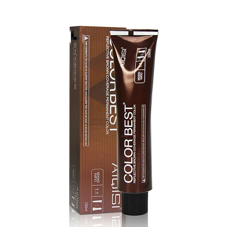 安公主 染剂/膏 奶奶灰色青木亚麻灰蜂蜜茶黑茶色植