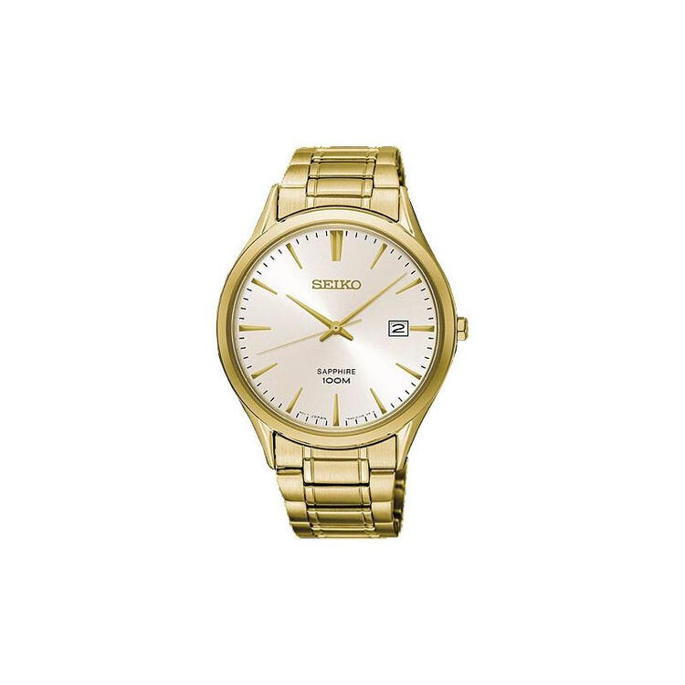 全球购seiko精工手表 sapphire silver sgeh72p1