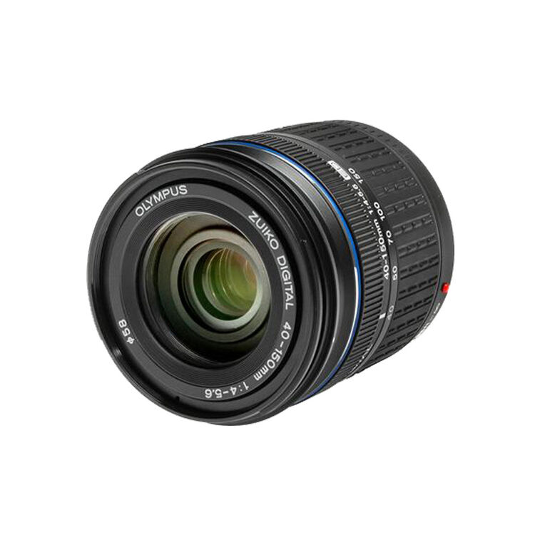 zuiko digital ed 变焦镜头 40-150mm f/4-5.6 拆机版 3/4口 黑色