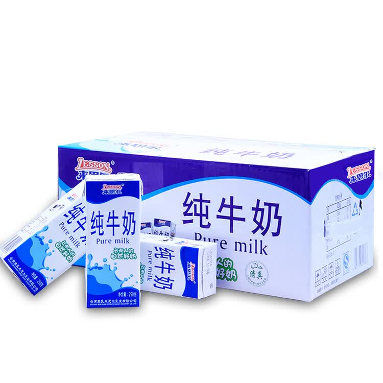 来思尔(lesson) 云南特色 早餐纯牛奶 来思尔大理纯牛奶250g*16 整箱