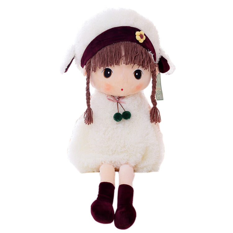 6米菲儿可爱布娃娃睡觉抱枕公仔创意儿童女孩子生日情人节礼物 百变菲