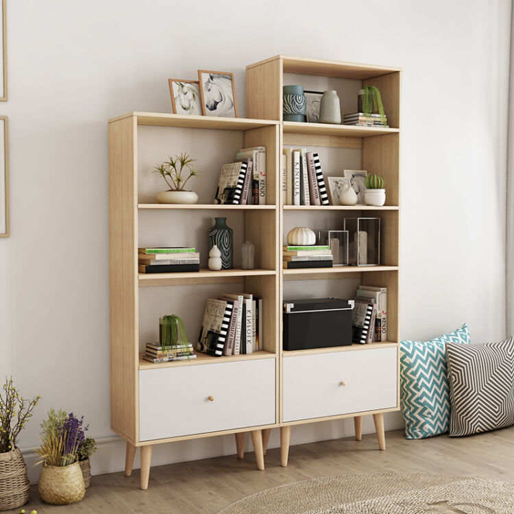 Buy Nordic Bookshelf Bookcase Landing small Bookshelf modern minimalist ...