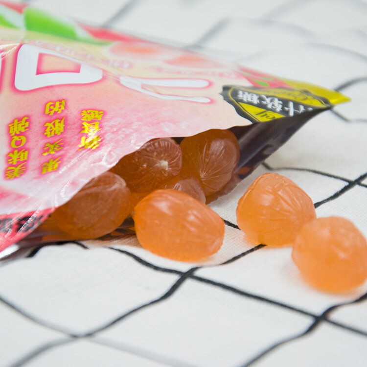 悠哈 国产网红零食 软糖 酷露露 桃子味果汁软糖果 52g 光明服务菜管家商品 