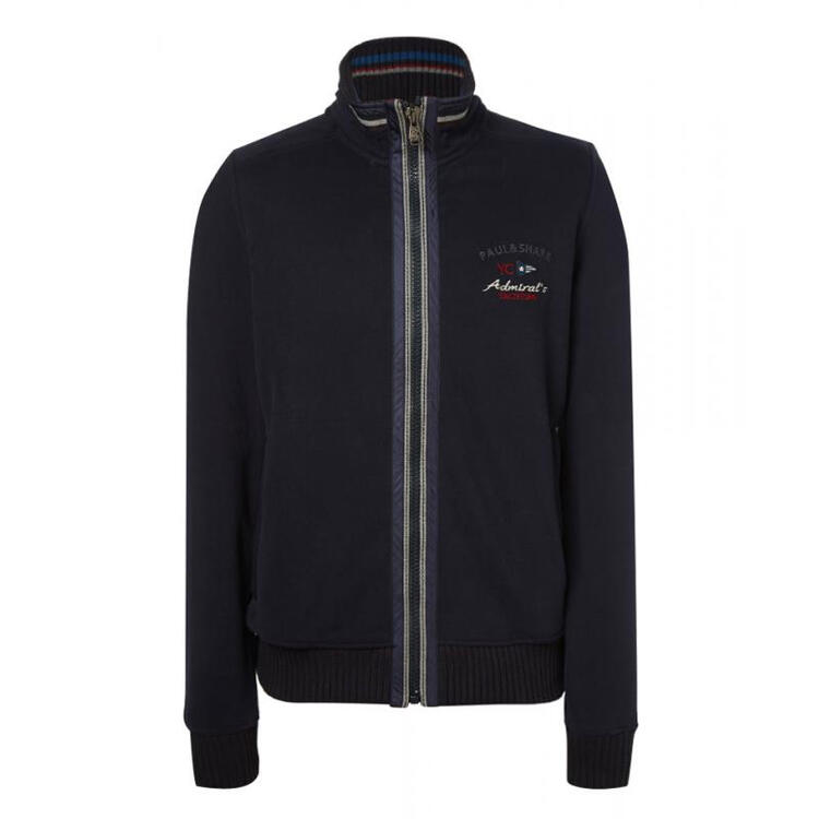 保罗与鲨鱼paul&shark男士短外衣夹克藏蓝色100%棉i15p1035sf s