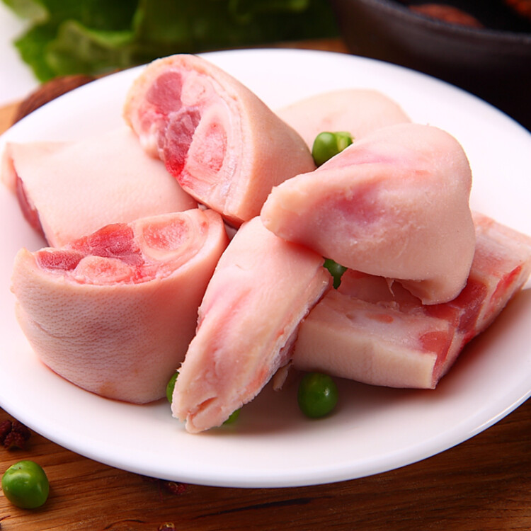 双汇 国产猪蹄块1kg 冷冻免切猪蹄子猪爪猪手猪脚猪蹄 猪肉生鲜 光明服务菜管家商品 