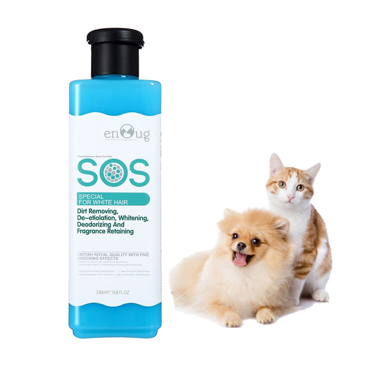 逸诺(enoug)sos宠物香波 猫咪狗狗沐浴露 温和增香 萨摩耶比熊 白毛