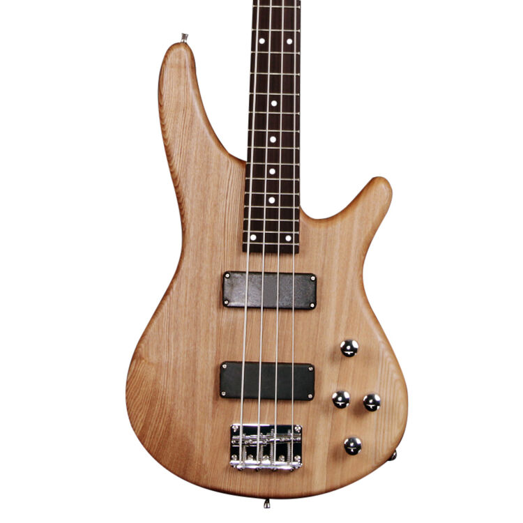 名森(minsine) 名森榆木电贝司四弦贝斯原木色24品玫瑰木指板送调音