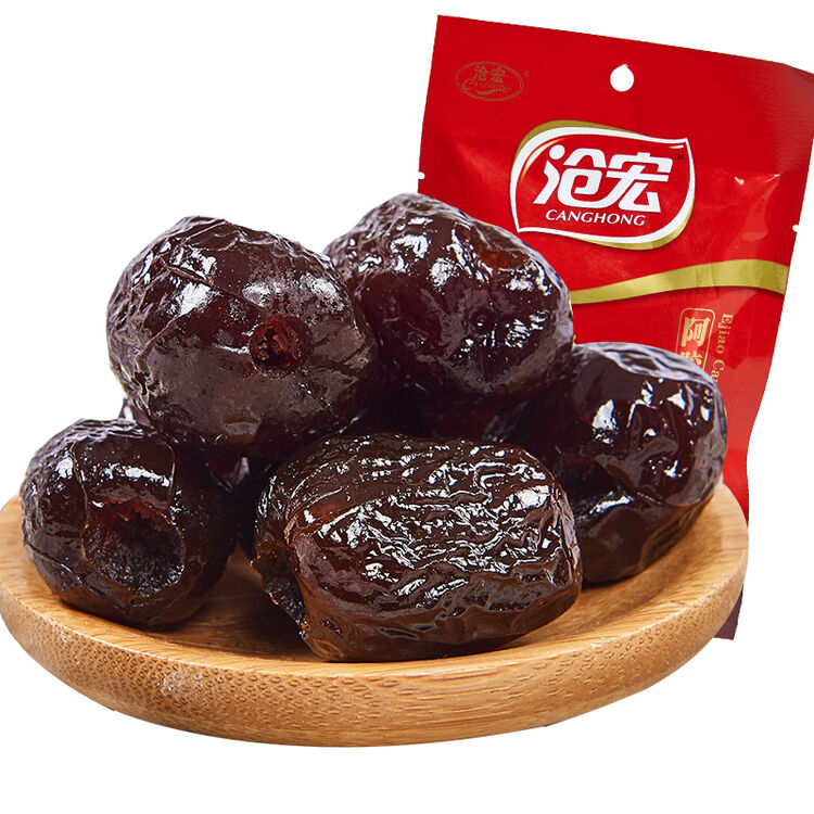 沧宏 沧宏阿胶蜜枣100g*2袋蜜枣独立小包装零食蜜饯金丝阿胶枣包邮