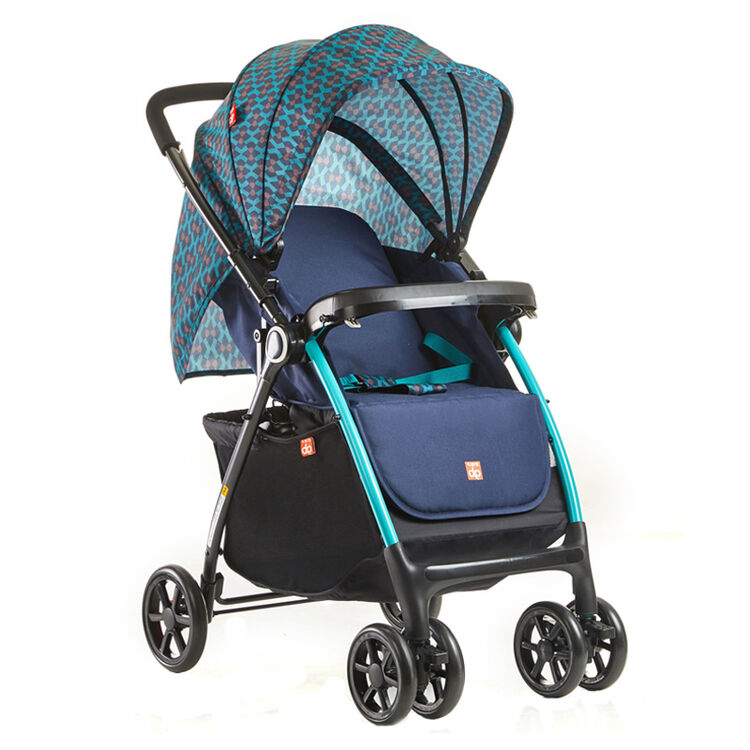 gb好孩子婴儿推车 可坐可躺轻便折叠双向推行婴儿车 藏青c260-q203bb