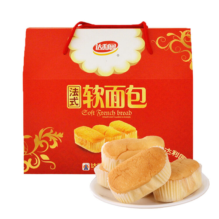 达利园软面包香奶味600g 礼盒装             