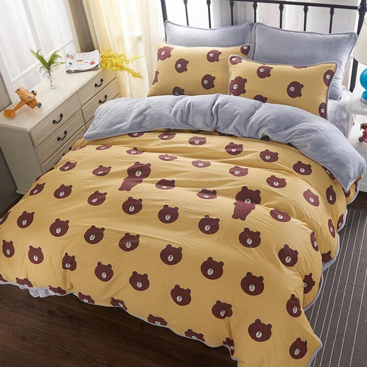 加厚单人花边立体冬天可爱被罩秋冬毛巾单床条纹学生暖冬保暖被套被罩