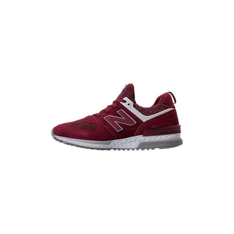 全球购新百伦(new balance)男式休闲缓震跑步鞋 574 sport burgundy