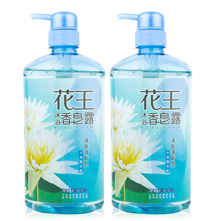 花王(kao) 花王沐浴露 清新清爽莲花香750ml*2瓶