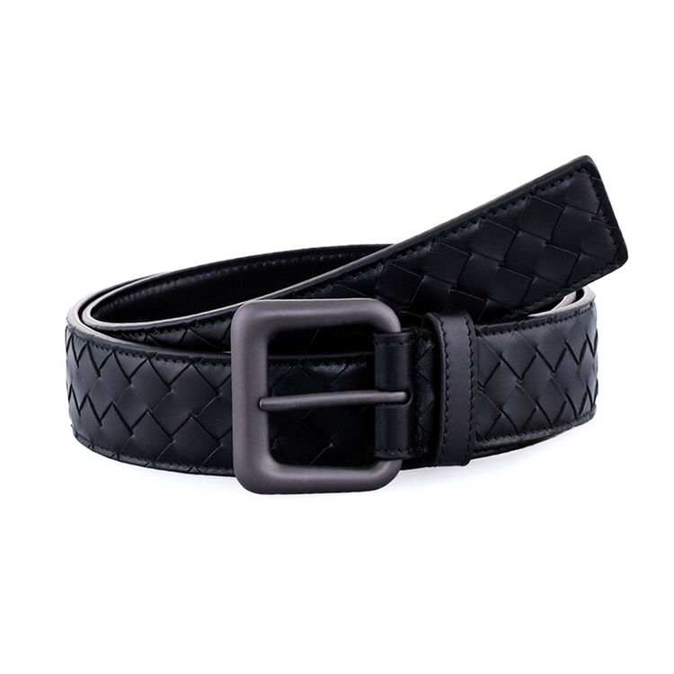 bottega veneta bv宝缇嘉皮带 271932 男士时尚休闲小牛皮针扣腰带