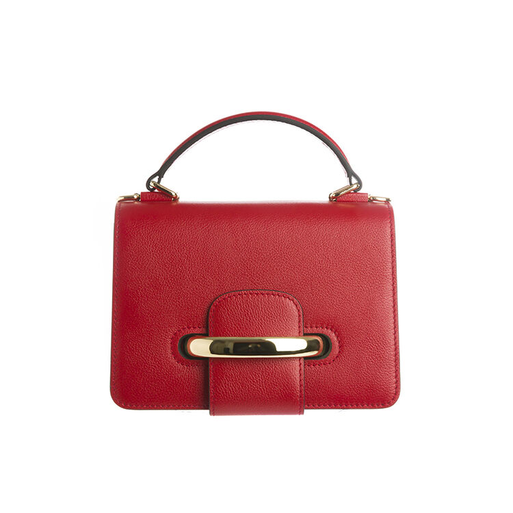 皮匠坊pejafan2018新款女包头层牛皮风琴包 时尚单肩斜跨真皮手提小方