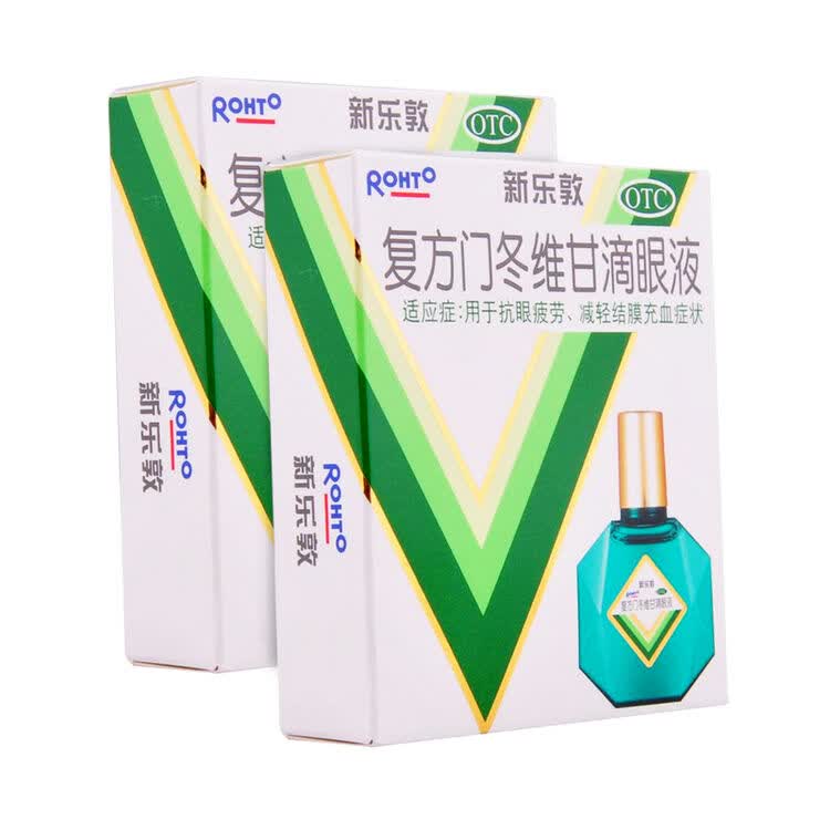 曼秀雷敦滴眼液眼药水13ml/盒 新乐敦两盒装(34元)