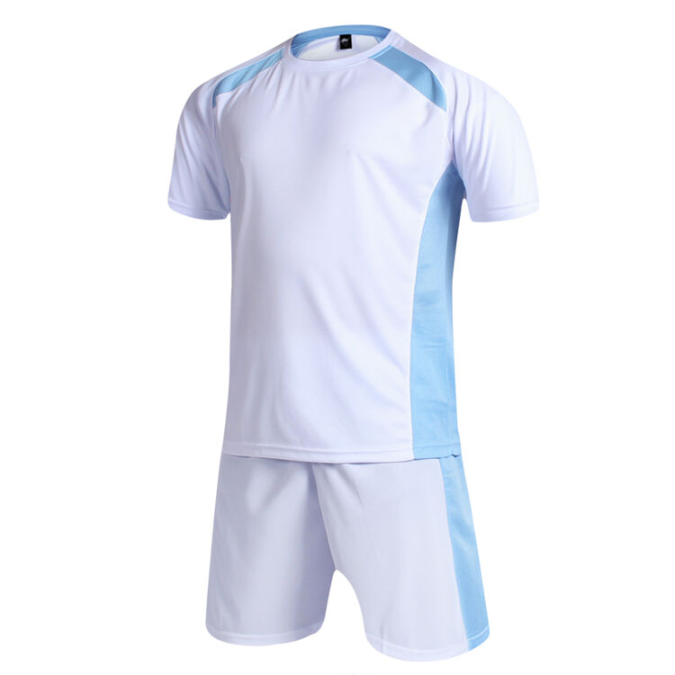 huo足球服套装男成人队服夏季训练服球衣团购衣服定制比赛足球服 白色