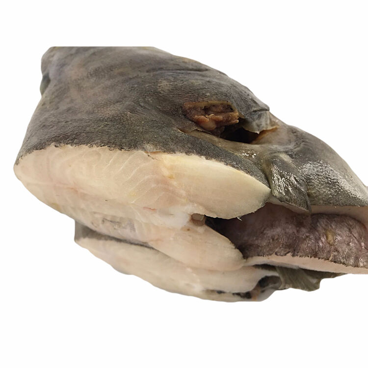 鱼姐海成 青岛新鲜冷冻鲽鱼头 2斤左右/只 98元/只 袋装