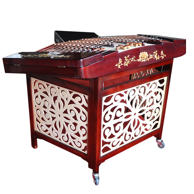 炎黄 初学扬琴乐器401演奏402扬琴色木材质赠配件盒 402款