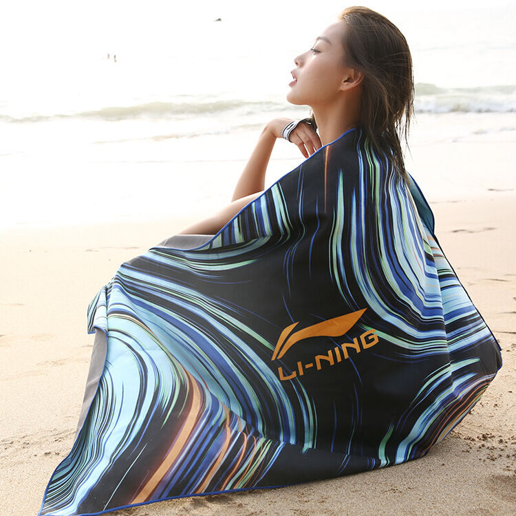 吸水印花游泳沙滩温泉运动吸汗吸水巾 旅行海边便携加大毛巾游泳巾