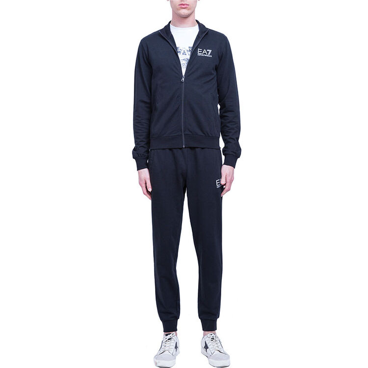 armani阿玛尼男装 男士棉质运动休闲套装 黑色3zpv51 pj05z 1200 m