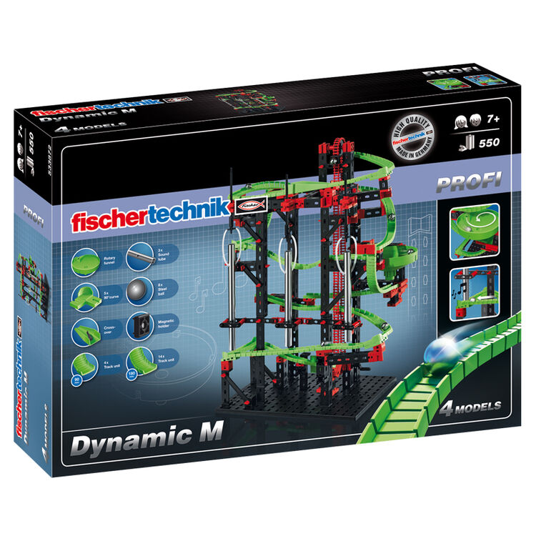 fischer慧鱼德国玩具 m中号动能套装533872 立体拼插模型 官方标配