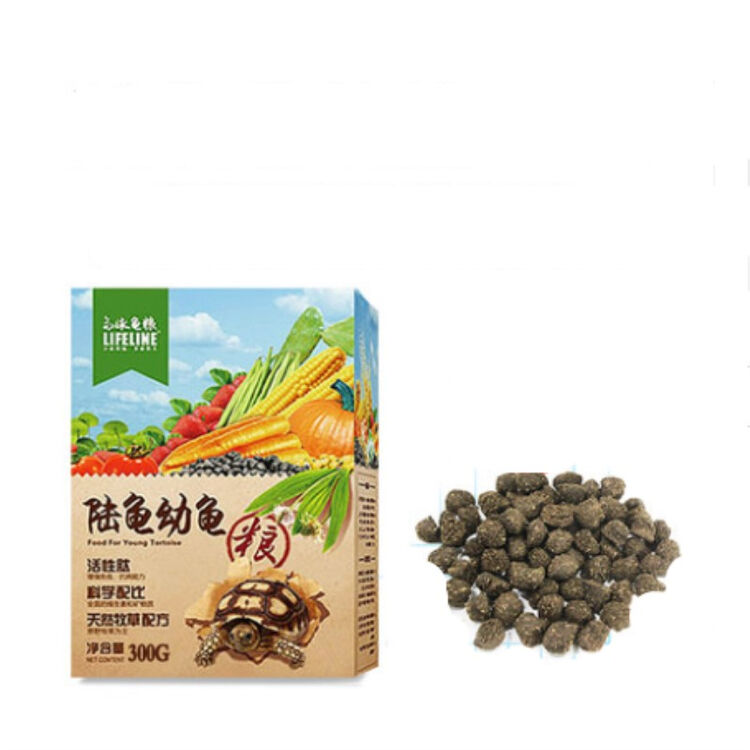 龟粮幼龟赫曼红腿象龟苏卡达粮食草粉龟饲料牧草龟食颗粒型 陆幼龟粮