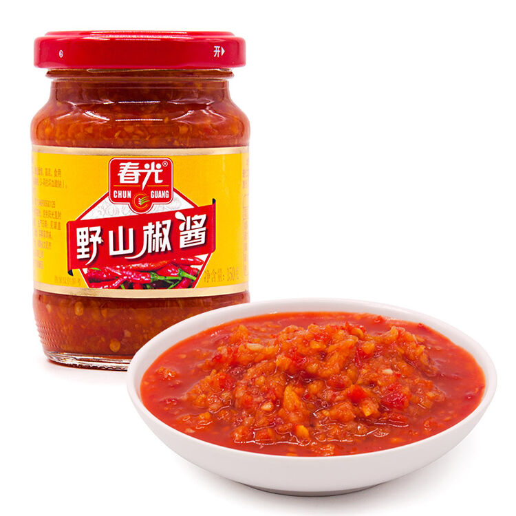 春光 官方旗舰店 食品 海南特产 辣椒酱 野山椒酱150g 瓶装