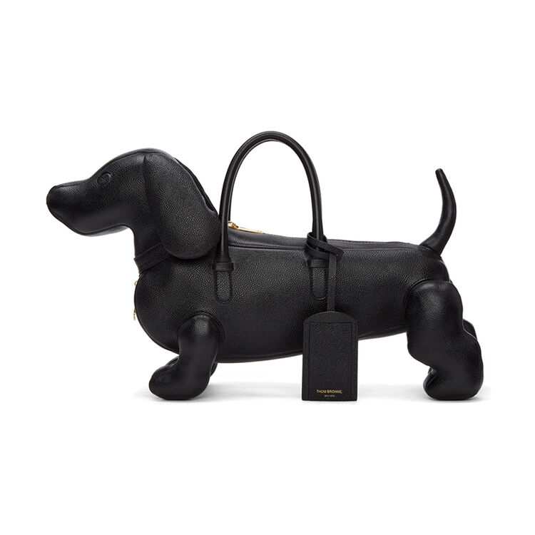 thom browne女士手提包 真皮 拉链 狗造型 8404ss2185