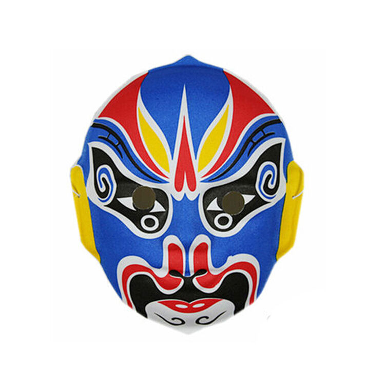 10g万圣节舞会手绘中式京剧面具变脸京剧脸谱面具装饰 20