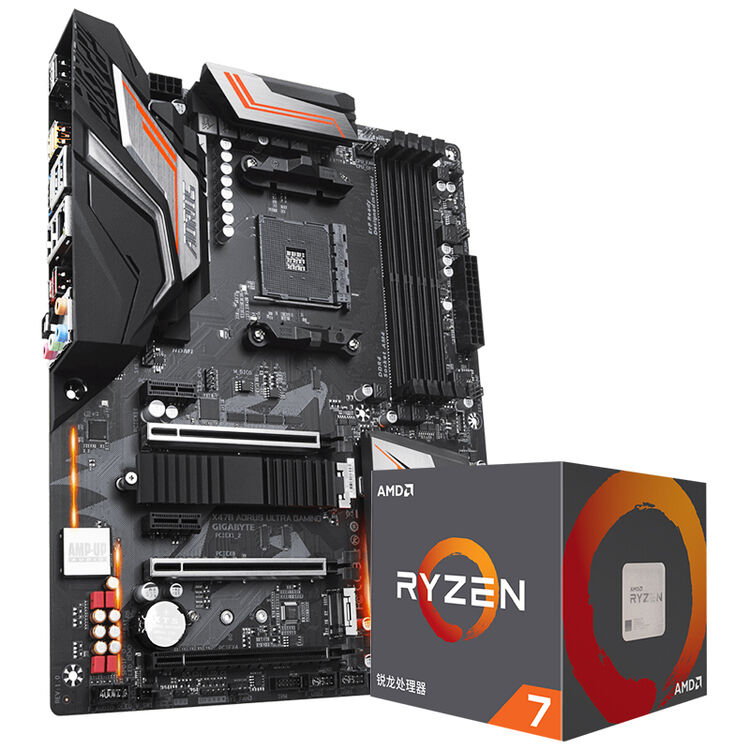 技嘉(gigabyte) x470 ultra gaming电竞吃鸡游戏电脑主板支持锐龙2700