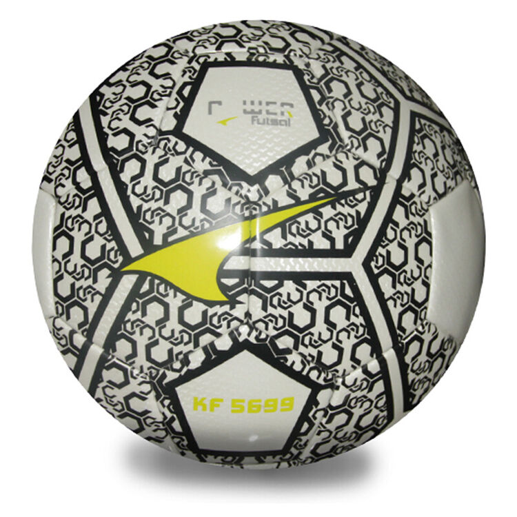 ucan锐克足球 pu贴皮 专业比赛用球 5号kf5699 白/黑 5