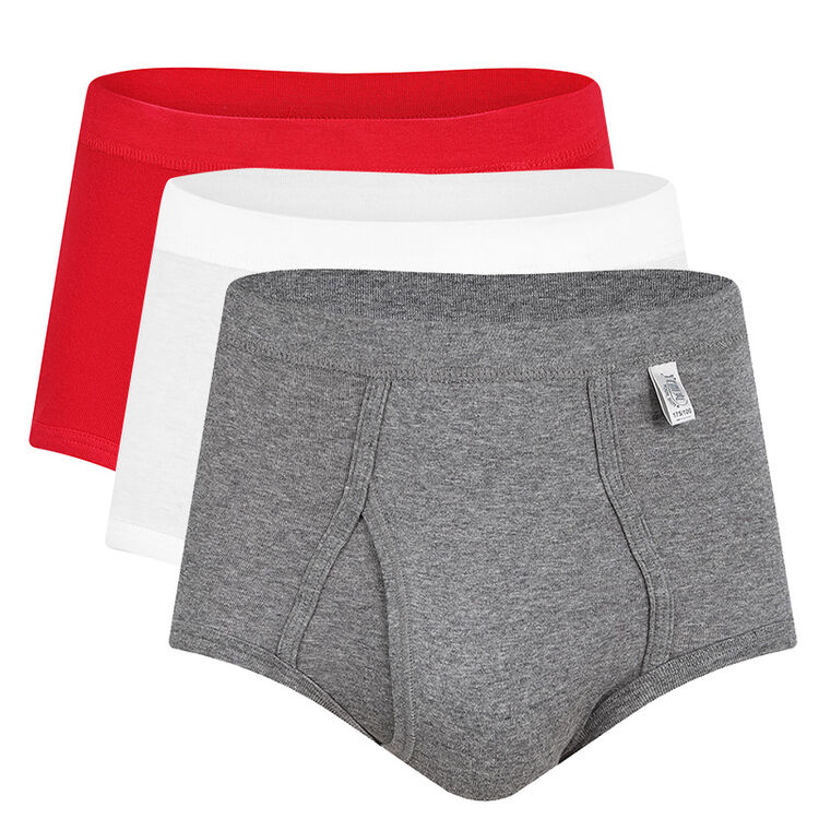 宜而爽3条装内裤男棉质三角裤大码高腰男士内裤棉柔透气打底内裤 cl