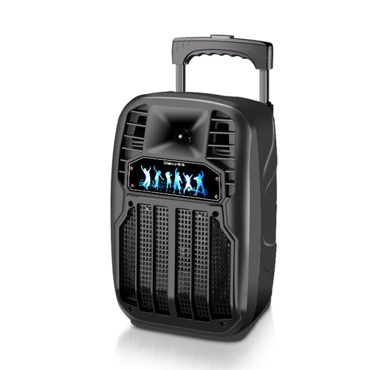 新科z8广场舞拉杆音箱户外无线蓝牙话筒k歌便携式移动拉杆音响 蓝牙版