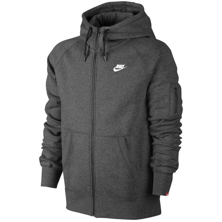 全球购耐克(nike) aw77 full zip hoodie - 男式街头潮流卫衣