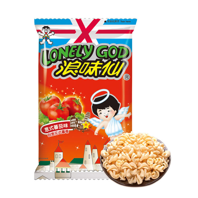 旺旺 浪味仙 膨化食品 零食薯片 蕃茄味70g【图片 价格 品牌 评论】-京东