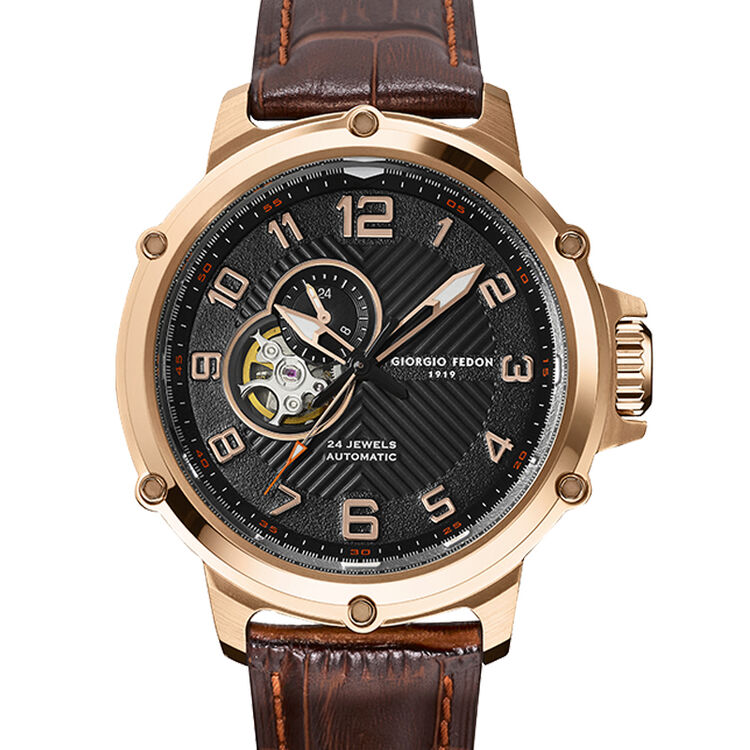 【意大利品牌】乔治菲登giorgio fedon 1919手表自动机械大表盘皮带