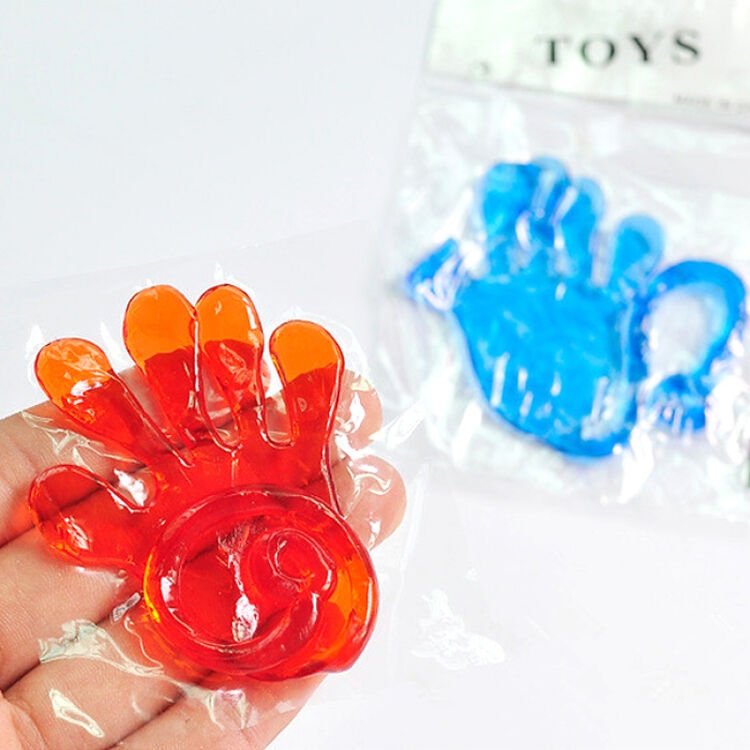 创意怀旧粘性手掌伸缩爬墙手掌恶搞整人整蛊小手儿童软胶玩具批发