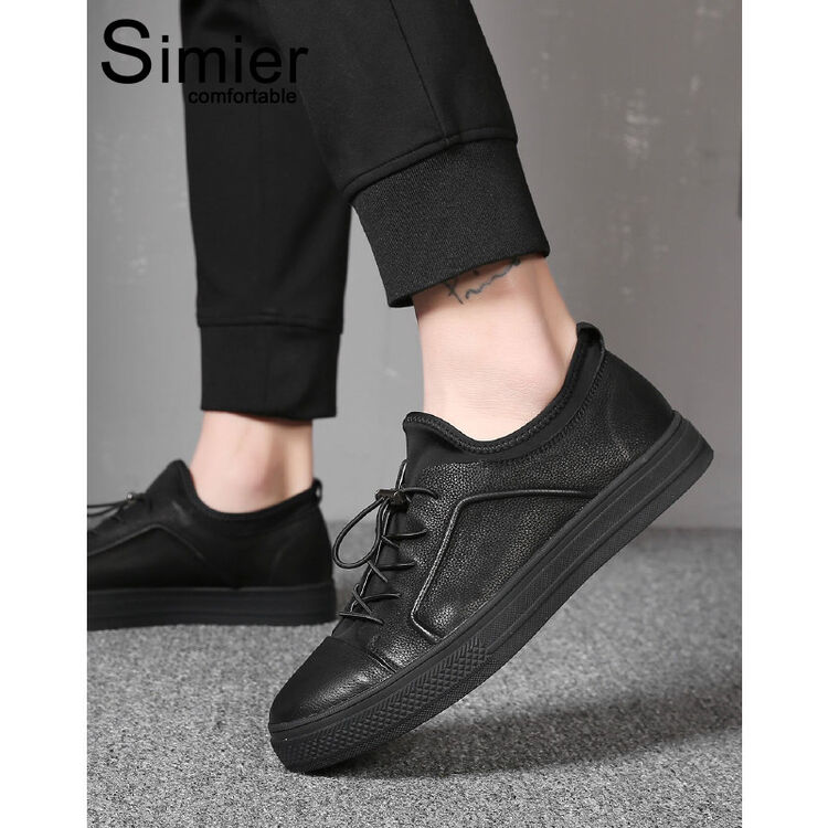 休闲鞋男鞋板鞋休闲皮鞋 黑 39(245)【图片 价格 品牌 评论】-京东