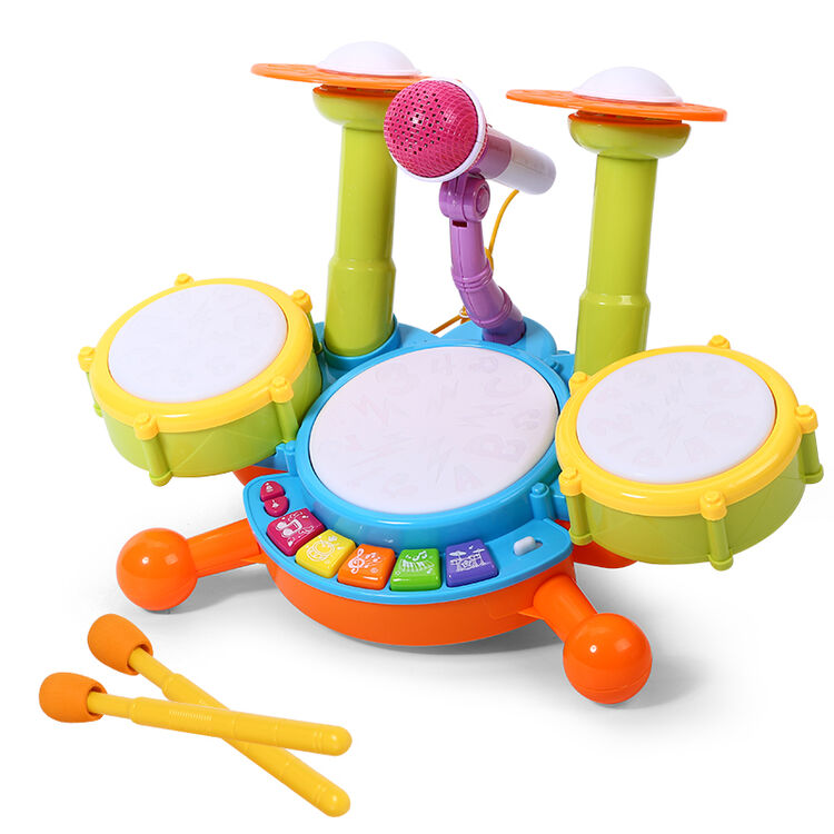 儿童架子鼓爵士鼓音乐益智玩具打击乐器宝宝早教电子鼓 儿童架子鼓