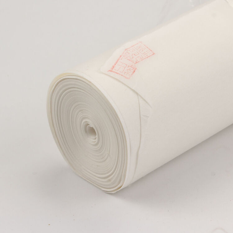 浙江温州皮纸 国之宝 整张硬质纸筒包装 适宜书法花鸟人物 书法绘画