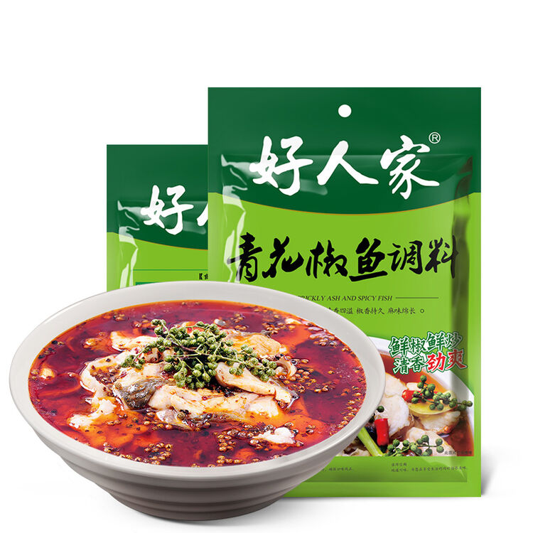 [第二件5折]好人家 青花椒鱼调料210g 正宗川菜调味料 红烧麻辣鱼料